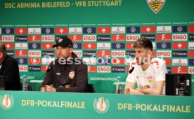 23.05.25 VfB Stuttgart Pressekonferenz DFB-Pokal Finale 2025 Berlin