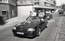 17.05.1992 VfB Stuttgart Meisterschaft Autokorso