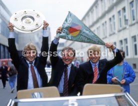 26.05.1984 VfB Stuttgart Meisterschaft 1984 Autokorso Bad Cannstatt