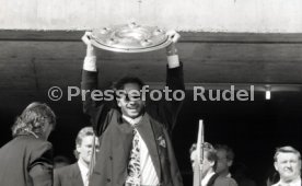 17.05.1992 VfB Stuttgart Meisterschaft Empfang im Stadion