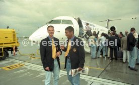 13.06.97 VfB Stuttgart Abflug Berlin DFB-Pokal Finale 1997