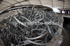 03.06.22 VfB Stuttgart Baggerbiss Umbau Mercedes-Benz Arena Haupttribüne