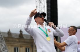 25.05.25 VfB Stuttgart Feier und Autokorso DFB-Pokal Sieg Stuttgart Schlossplatz