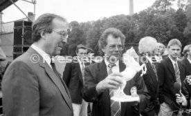 21.06.87 Stuttgarter Kickers Empfang DFB-Pokal Finale 1987