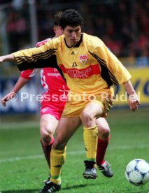 1.FC Kaiserslautern-VfB Stuttgart 1:1 Krassimir Balakov Foto Rudel
