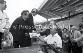 17.05.1992 VfB Stuttgart Meisterschaft Empfang im Stadion