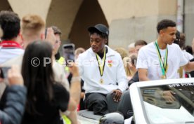 25.05.25 VfB Stuttgart Feier und Autokorso DFB-Pokal Sieg Stuttgart Schlossplatz