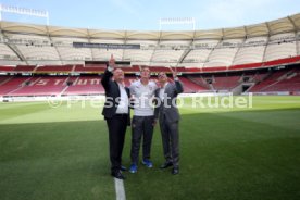 VfB Stuttgart PK Neues Stadiondach Mercedes-Benz Arena
