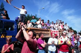 17.05.1992 VfB Stuttgart Meisterschaft Autokorso