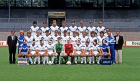 28.06.88 Karlsruher SC Fototermin Saison 1988/1989