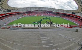 03.06.22 VfB Stuttgart Baggerbiss Umbau Mercedes-Benz Arena Haupttribüne