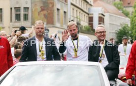 25.05.25 VfB Stuttgart Feier und Autokorso DFB-Pokal Sieg Stuttgart Schlossplatz