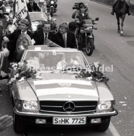 26.05.1984 VfB Stuttgart Meisterschaft 1984 Autokorso Bad Cannstatt