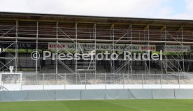 Stuttgarter Kickers Gazi Stadion Trib&uuml;ne Dach
