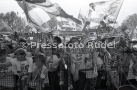 17.05.1992 VfB Stuttgart Meisterschaft Empfang im Stadion