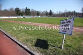 Stuttgarter Kickers ADM Sportpark gesperrt Corona Virus