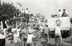 17.05.1992 VfB Stuttgart Meisterschaft Autokorso
