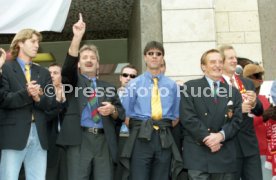 15.06.97 VfB Stuttgart Empfang am Rathaus DFB-Pokal Sieg 1997