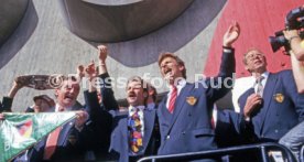 17.05.1992 VfB Stuttgart Meisterschaft Empfang im Stadion