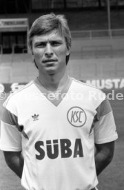 28.06.88 Karlsruher SC Fototermin Saison 1988/1989