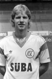 28.06.88 Karlsruher SC Fototermin Saison 1988/1989