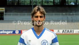 28.06.88 Karlsruher SC Fototermin Saison 1988/1989