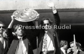 17.05.1992 VfB Stuttgart Meisterschaft Empfang im Stadion