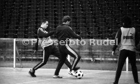 18.01.87 Stuttgarter Kickers Training Schleyer-Halle
