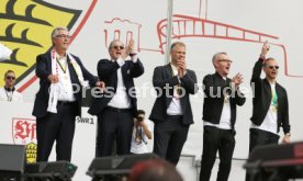 25.05.25 VfB Stuttgart Feier und Autokorso DFB-Pokal Sieg Stuttgart Schlossplatz