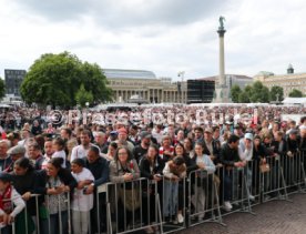 25.05.25 VfB Stuttgart Feier und Autokorso DFB-Pokal Sieg Stuttgart Schlossplatz
