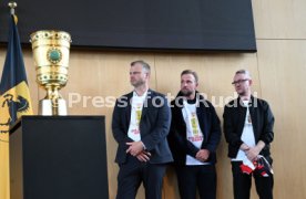 25.05.25 VfB Stuttgart Empfang Rathaus DFB-Pokal Sieg