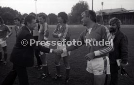 16.10.85 Vorstellung WM M&uuml;nzen 1986 und Prominentenspiel