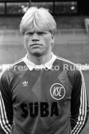 28.06.88 Karlsruher SC Fototermin Saison 1988/1989
