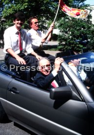 17.05.1992 VfB Stuttgart Meisterschaft Autokorso