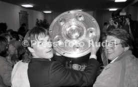 26.05.1984 VfB Stuttgart Meisterschaft 1984 Empfang Rathaus