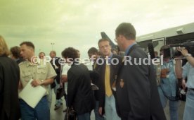 13.06.97 VfB Stuttgart Abflug Berlin DFB-Pokal Finale 1997