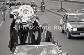 26.05.1984 VfB Stuttgart Meisterschaft 1984 Autokorso Bad Cannstatt