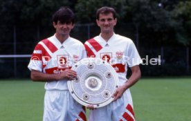 10.07.1992 VfB Stuttgart Fototermin Meisterschaft