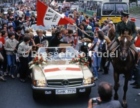 26.05.1984 VfB Stuttgart Meisterschaft 1984 Autokorso Bad Cannstatt