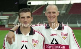 08.07.97 VfB Stuttgart Fototermin Saison 1997/1998