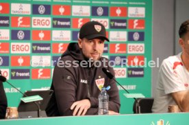 23.05.25 VfB Stuttgart Pressekonferenz DFB-Pokal Finale 2025 Berlin