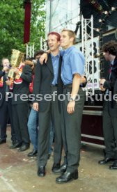 15.06.97 VfB Stuttgart Empfang am Rathaus DFB-Pokal Sieg 1997