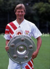10.07.1992 VfB Stuttgart Fototermin Meisterschaft