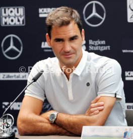 Tennis MercedesCup Stuttgart 2017 PK Roger Federe