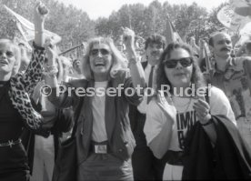 17.05.1992 VfB Stuttgart Meisterschaft Empfang im Stadion