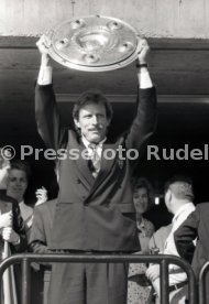 17.05.1992 VfB Stuttgart Meisterschaft Empfang im Stadion