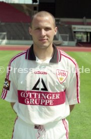 08.07.97 VfB Stuttgart Fototermin Saison 1997/1998
