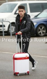 23.01.22 VfB Stuttgart Abflug Trainingslager Marbella