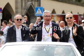25.05.25 VfB Stuttgart Feier und Autokorso DFB-Pokal Sieg Stuttgart Schlossplatz