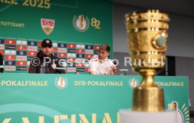 23.05.25 VfB Stuttgart Pressekonferenz DFB-Pokal Finale 2025 Berlin